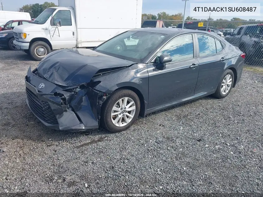 2025 TOYOTA CAMRY VIN 4T1DAACK1SU608487 — фото 2