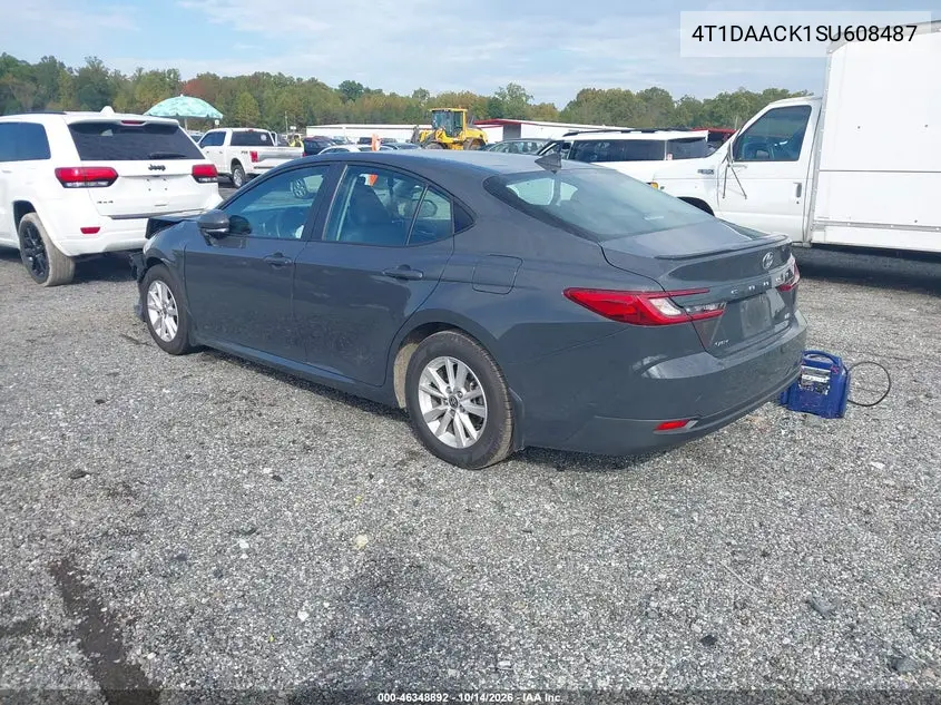 2025 TOYOTA CAMRY VIN 4T1DAACK1SU608487 — фото 3