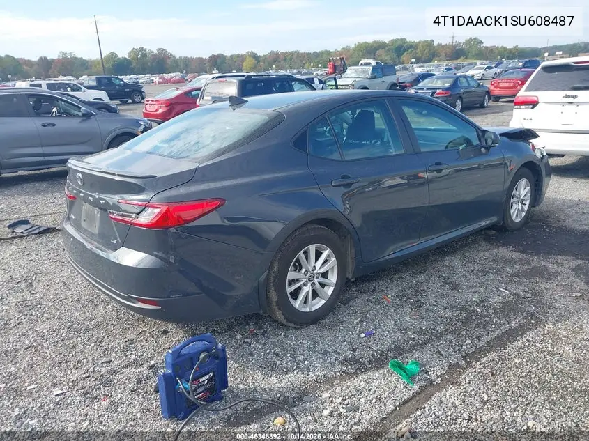 2025 TOYOTA CAMRY VIN 4T1DAACK1SU608487 — фото 4