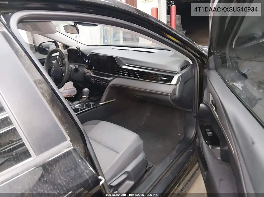 2025 TOYOTA CAMRY VIN 4T1DAACKXSU540934 — фото 5