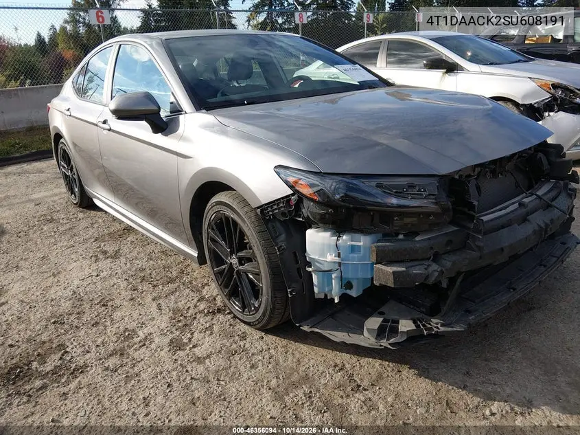 TOYOTA CAMRY 2025, VIN 4T1DAACK2SU608191