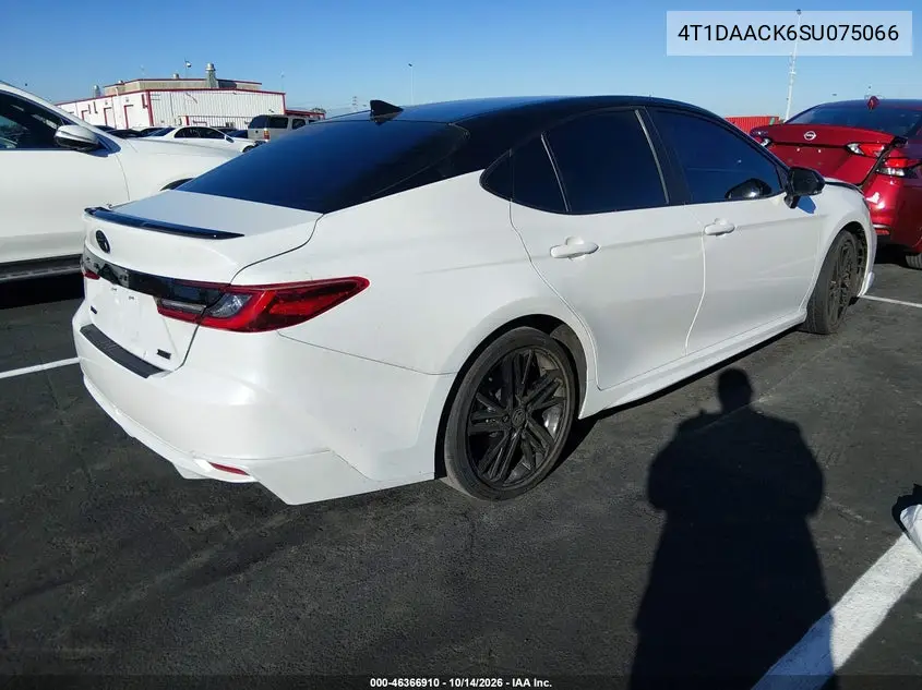 2025 TOYOTA CAMRY VIN 4T1DAACK6SU075066 — фото 4