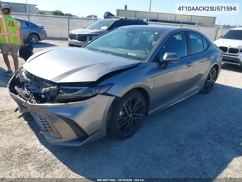 2025 TOYOTA CAMRY VIN 4T1DAACK2SU571594 — фото 2