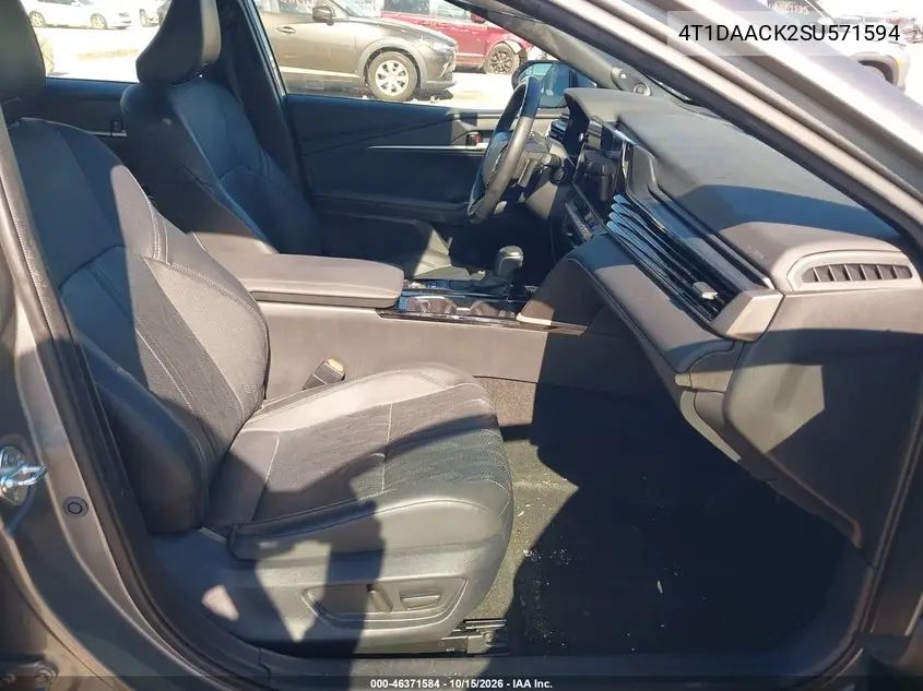 2025 TOYOTA CAMRY VIN 4T1DAACK2SU571594 — фото 5