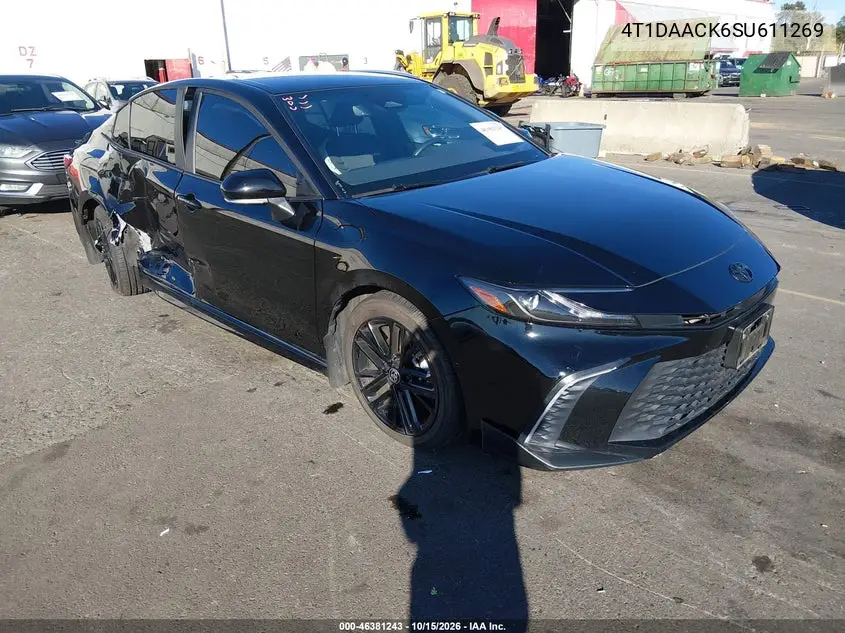 TOYOTA CAMRY 2025, VIN 4T1DAACK6SU611269