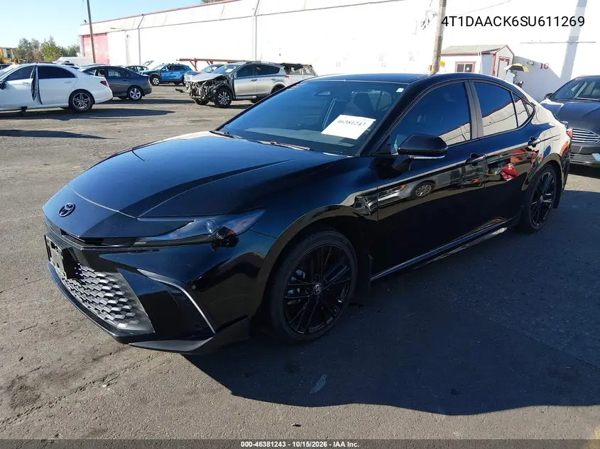 2025 TOYOTA CAMRY VIN 4T1DAACK6SU611269 — фото 2