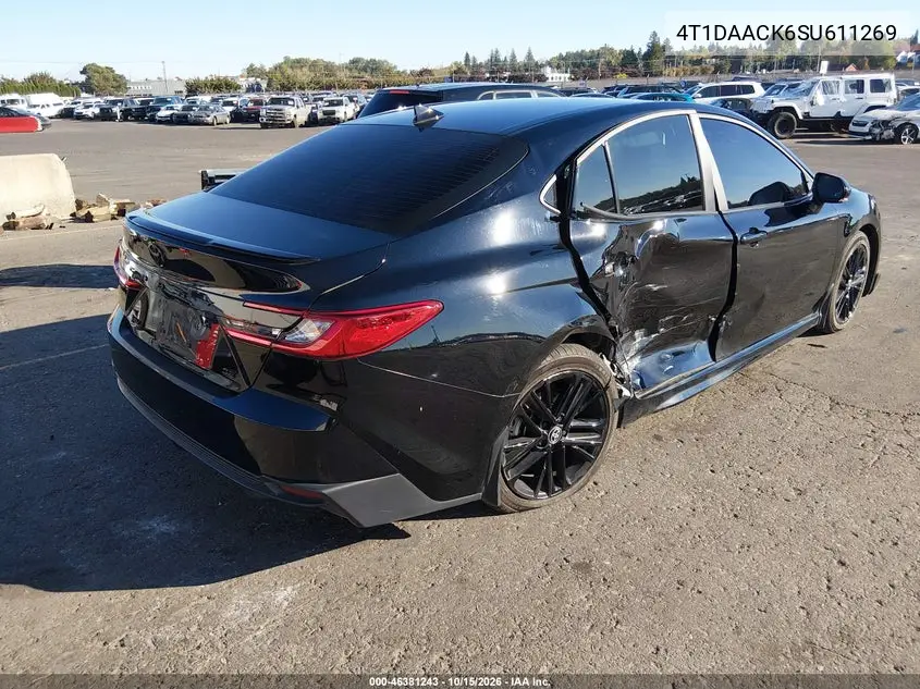 2025 TOYOTA CAMRY VIN 4T1DAACK6SU611269 — фото 4