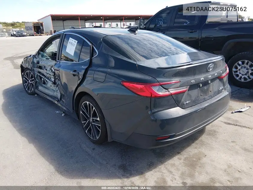 2025 TOYOTA CAMRY VIN 4T1DAACK2SU075162 — фото 3