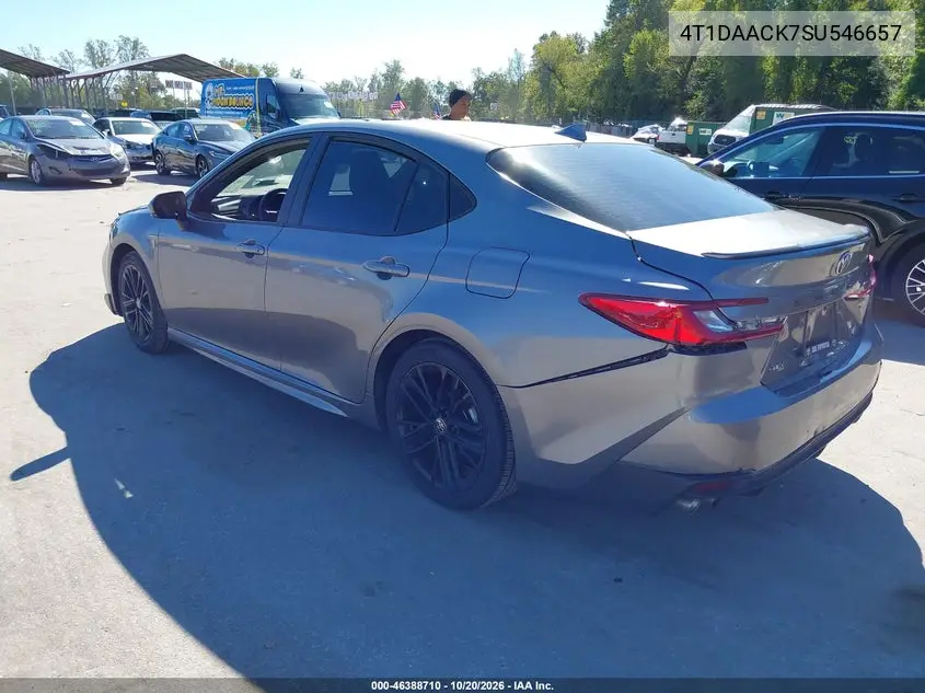 TOYOTA CAMRY 2025, VIN 4T1DAACK7SU546657