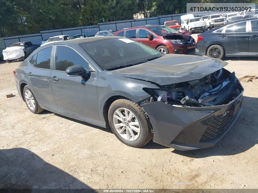 TOYOTA CAMRY 2025, VIN 4T1DAACK8SU603092