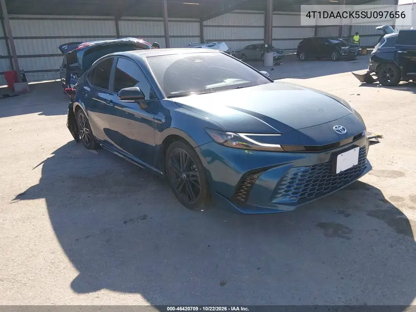 TOYOTA CAMRY 2025, VIN 4T1DAACK5SU097656