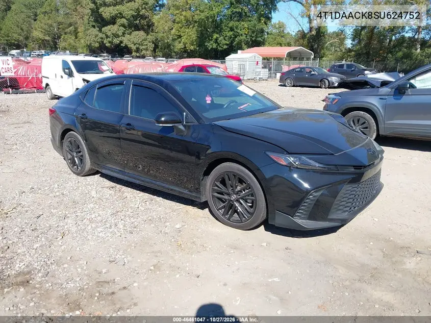 TOYOTA CAMRY 2025, VIN 4T1DAACK8SU624752