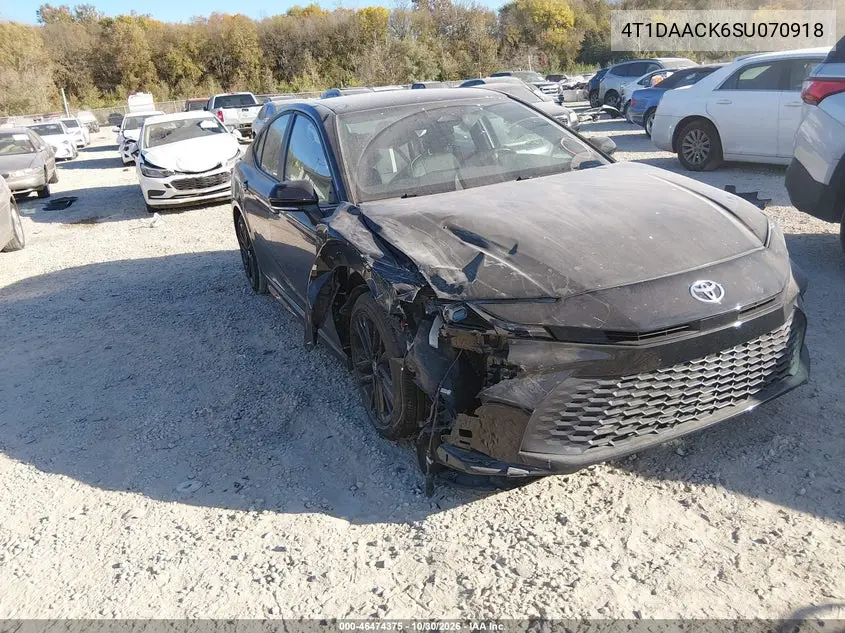 TOYOTA CAMRY 2025, VIN 4T1DAACK6SU070918