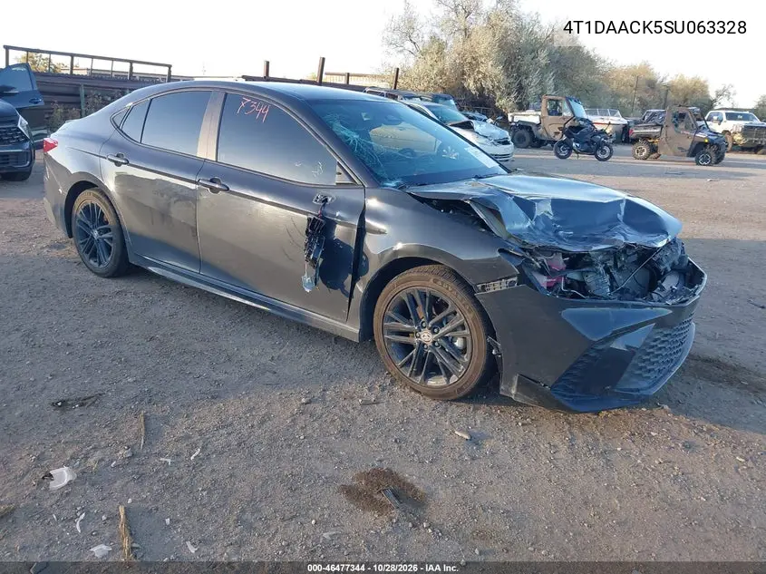 TOYOTA CAMRY 2025, VIN 4T1DAACK5SU063328