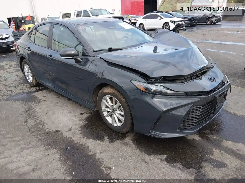 TOYOTA CAMRY 2025, VIN 4T1DAACK1SU001697