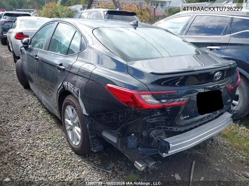2026 TOYOTA CAMRY VIN 4T1DAACKXTU736227 — фото 3