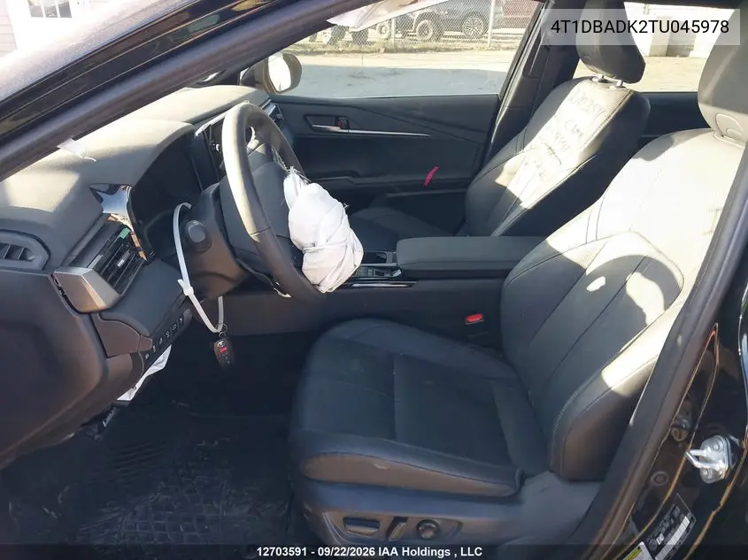 2026 TOYOTA CAMRY VIN 4T1DBADK2TU045978 — фото 17