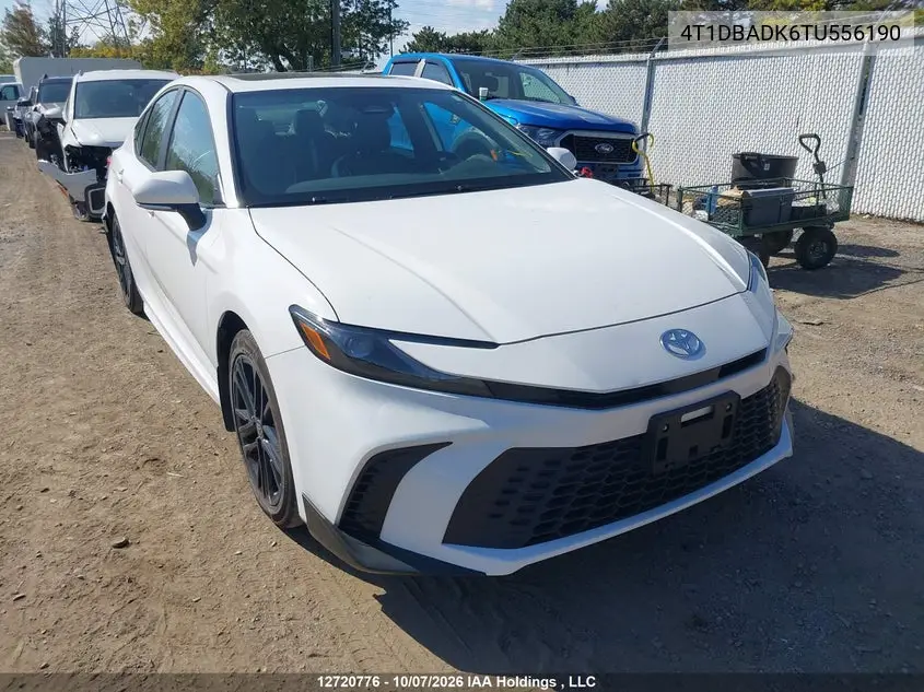 TOYOTA CAMRY 2026, VIN 4T1DBADK6TU556190
