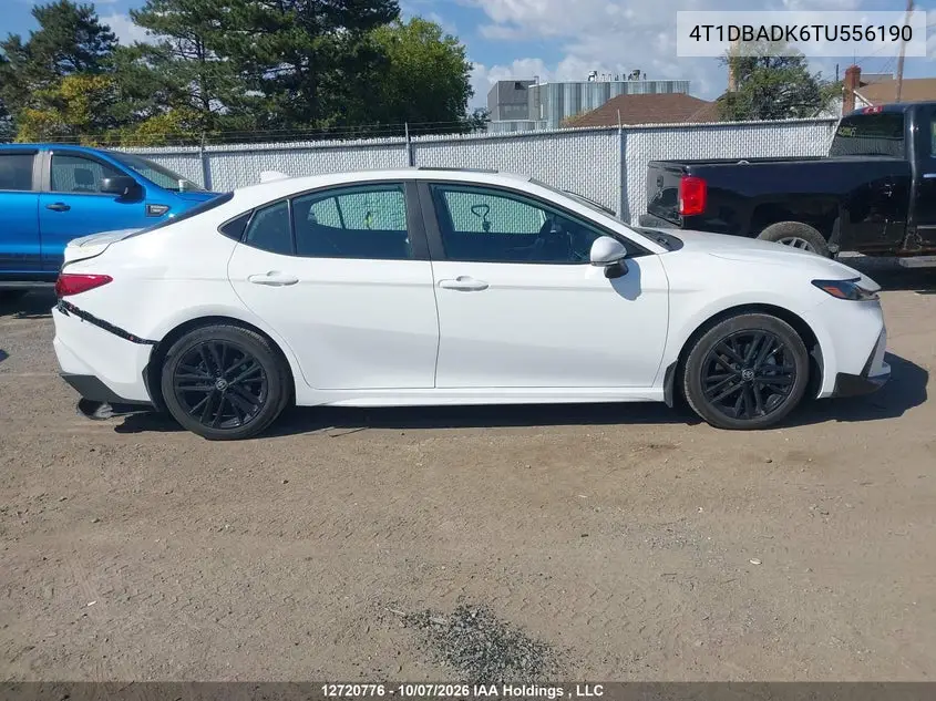 2026 TOYOTA CAMRY VIN 4T1DBADK6TU556190 — фото 13
