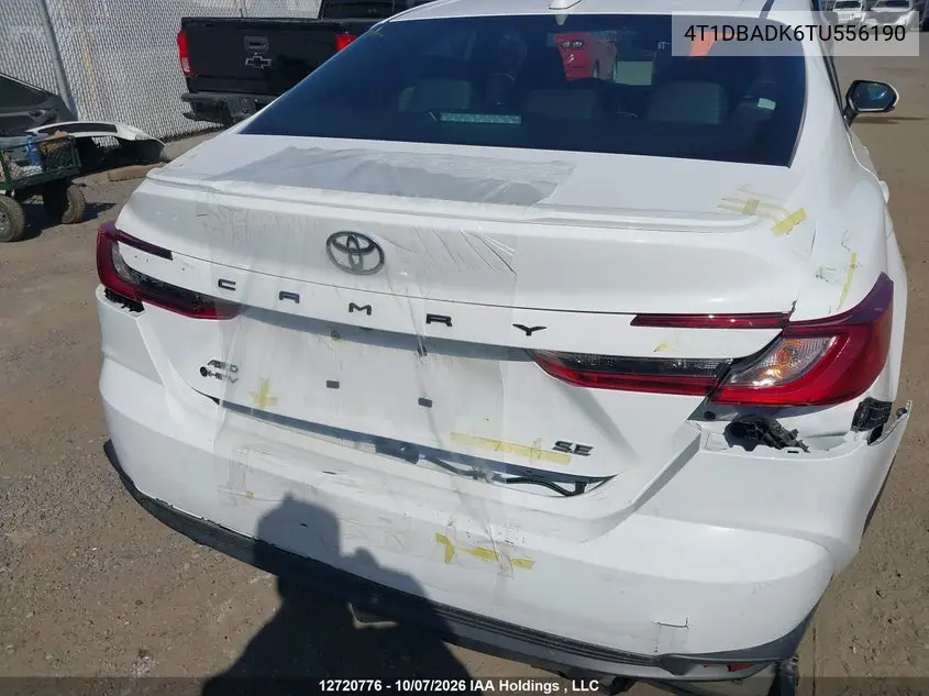 2026 TOYOTA CAMRY VIN 4T1DBADK6TU556190 — фото 19