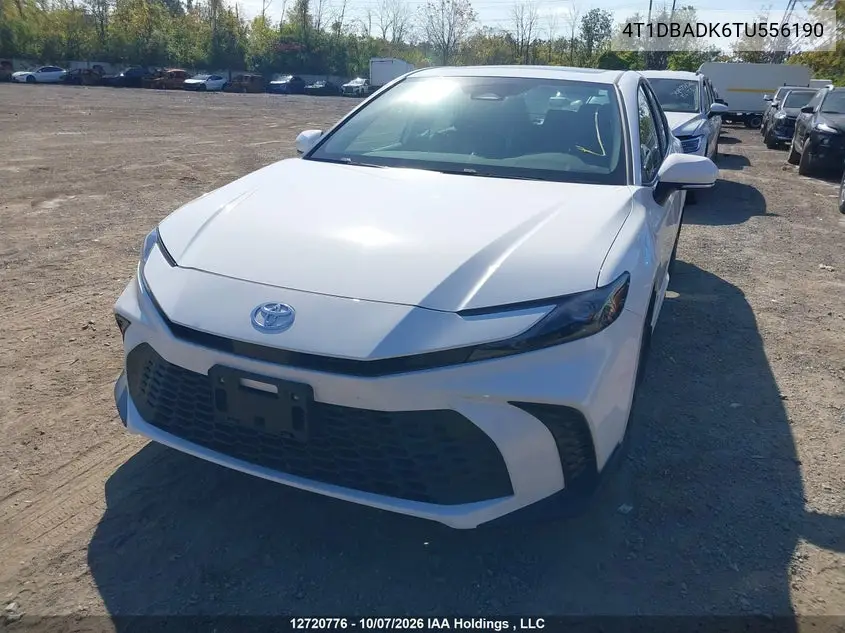 2026 TOYOTA CAMRY VIN 4T1DBADK6TU556190 — фото 2