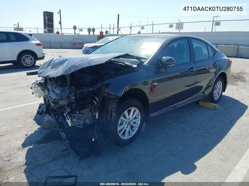 2026 TOYOTA CAMRY VIN 4T1DAACK0TU280755 — фото 2