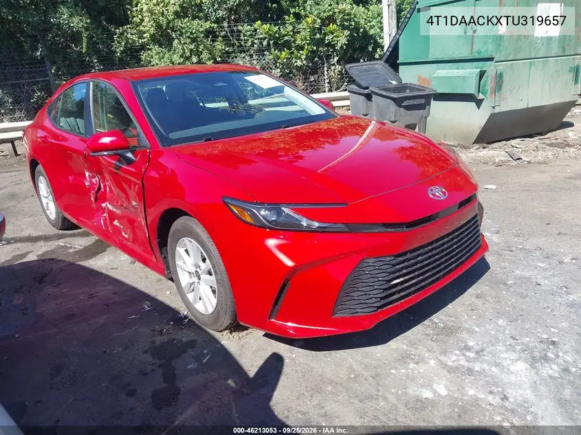 TOYOTA CAMRY 2026, VIN 4T1DAACKXTU319657