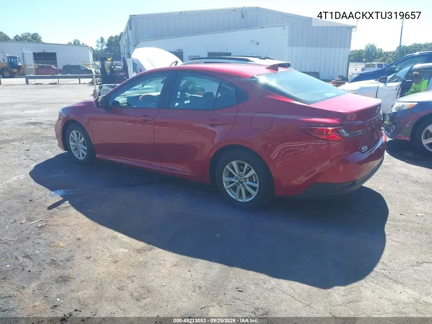2026 TOYOTA CAMRY VIN 4T1DAACKXTU319657 — фото 3