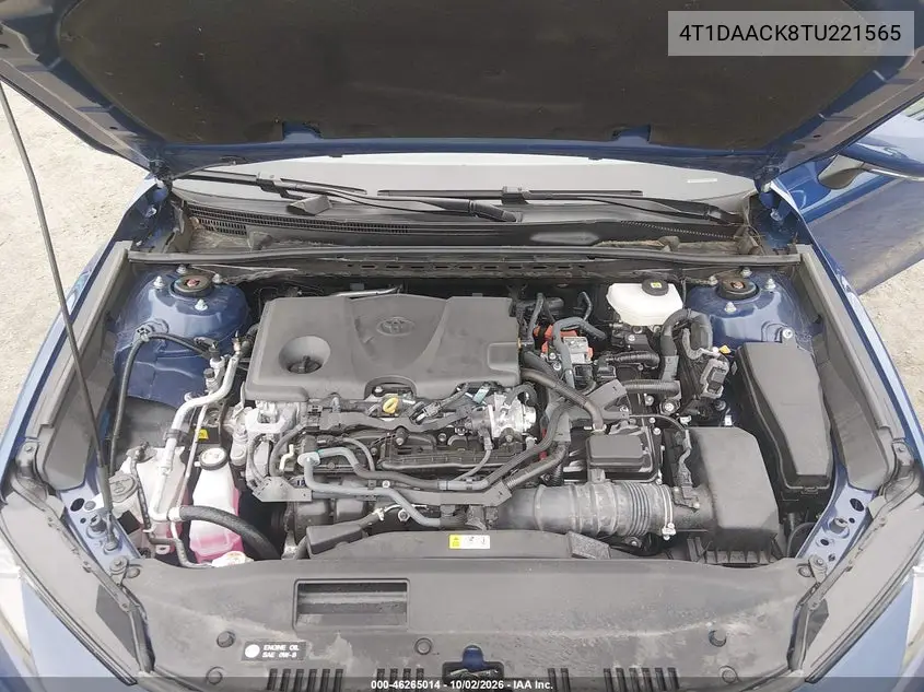 2026 TOYOTA CAMRY VIN 4T1DAACK8TU221565 — фото 10