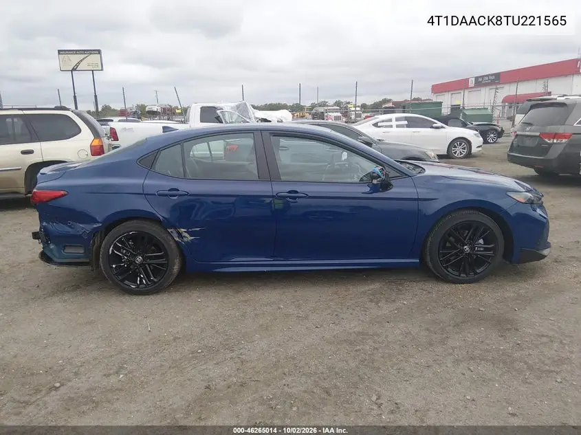 2026 TOYOTA CAMRY VIN 4T1DAACK8TU221565 — фото 13