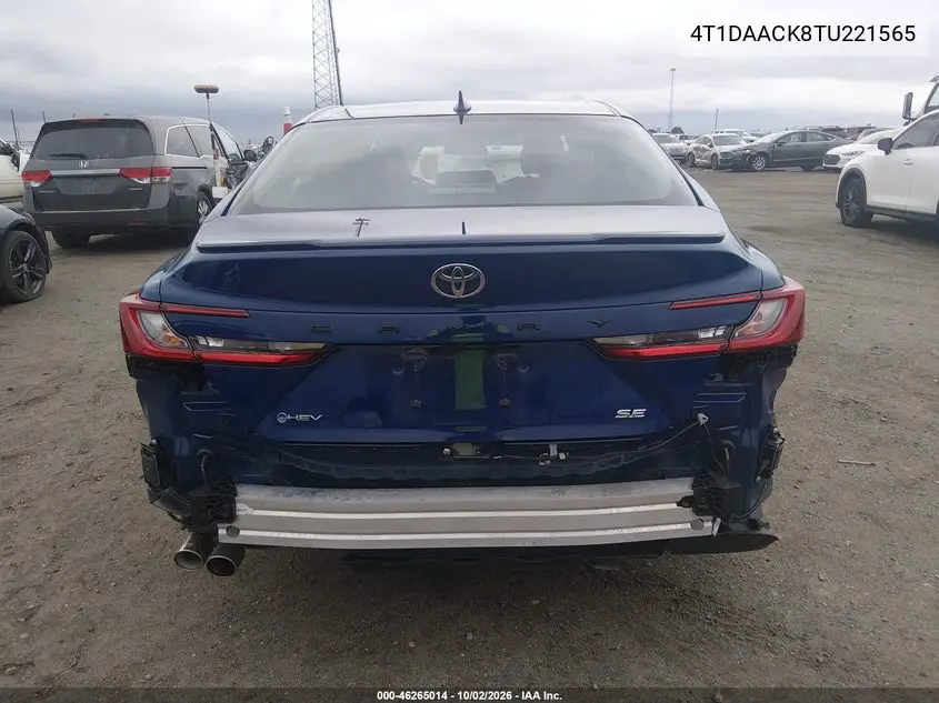 2026 TOYOTA CAMRY VIN 4T1DAACK8TU221565 — фото 16