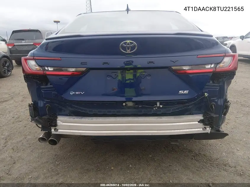 2026 TOYOTA CAMRY VIN 4T1DAACK8TU221565 — фото 18