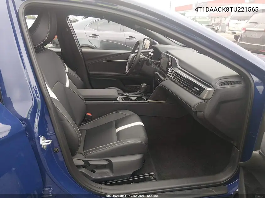 2026 TOYOTA CAMRY VIN 4T1DAACK8TU221565 — фото 5