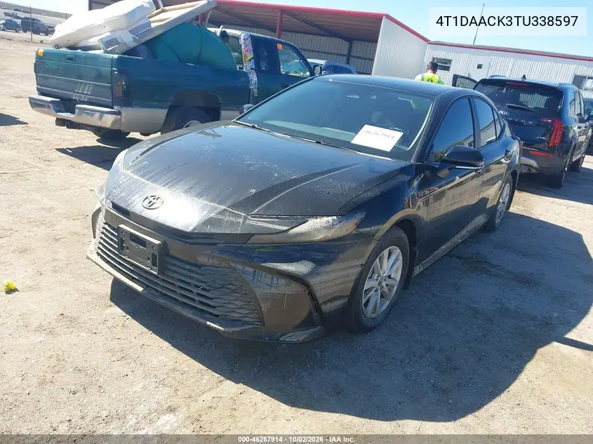 2026 TOYOTA CAMRY VIN 4T1DAACK3TU338597 — фото 2