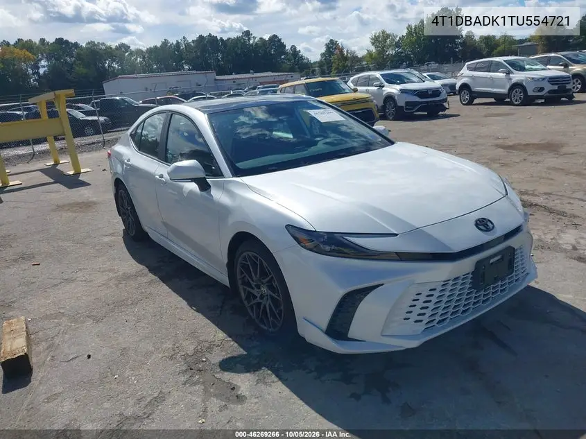 TOYOTA CAMRY 2026, VIN 4T1DBADK1TU554721
