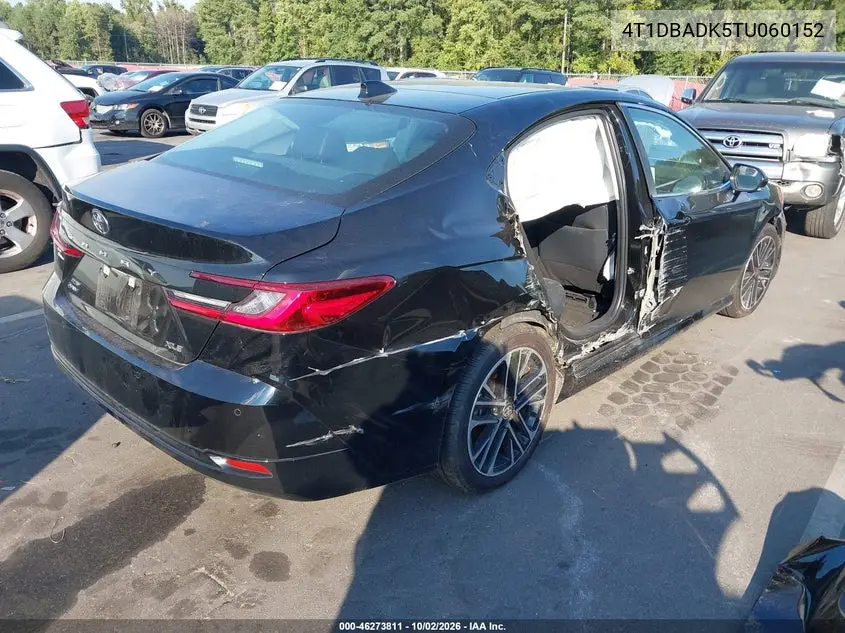 2026 TOYOTA CAMRY VIN 4T1DBADK5TU060152 — фото 4