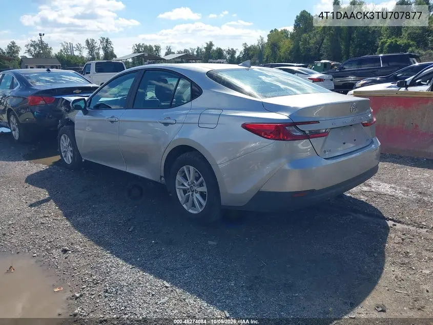 2026 TOYOTA CAMRY VIN 4T1DAACK3TU707877 — фото 3