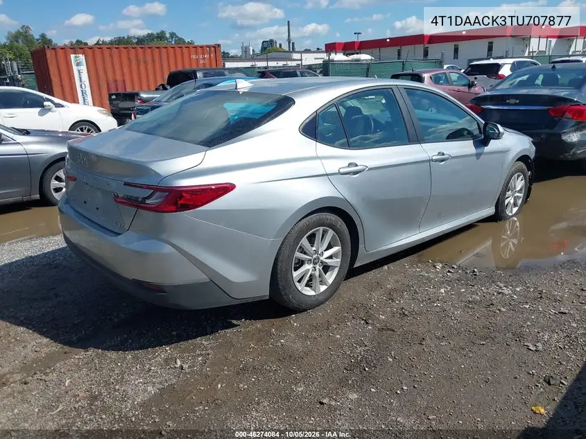2026 TOYOTA CAMRY VIN 4T1DAACK3TU707877 — фото 4