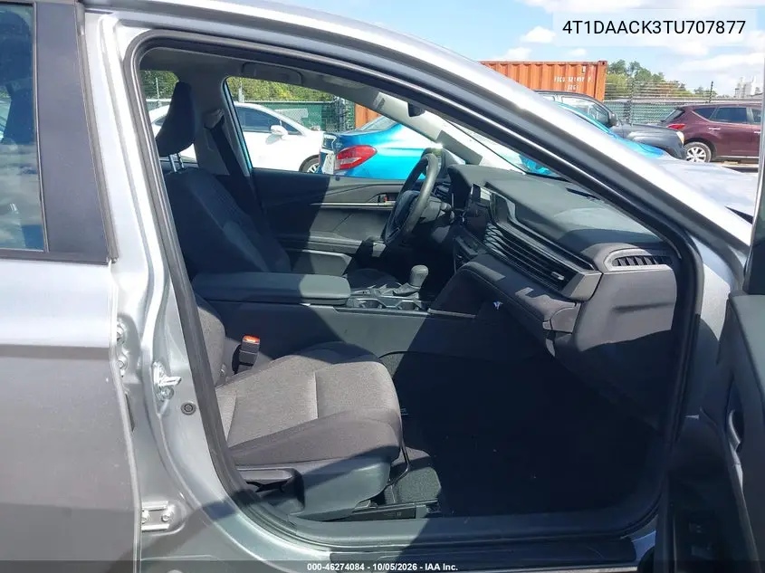 2026 TOYOTA CAMRY VIN 4T1DAACK3TU707877 — фото 5
