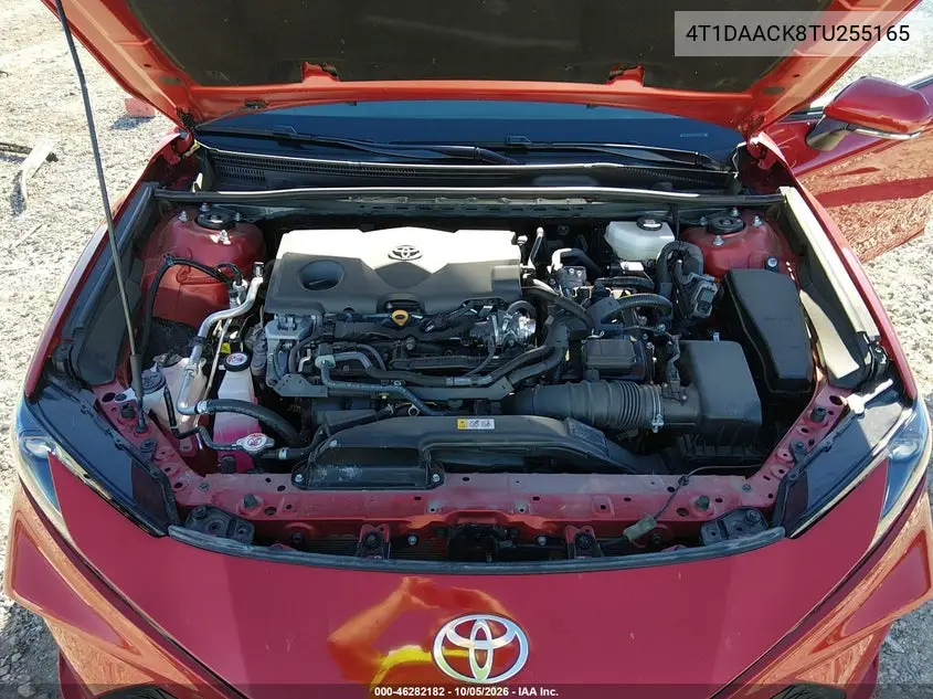 2026 TOYOTA CAMRY VIN 4T1DAACK8TU255165 — фото 10
