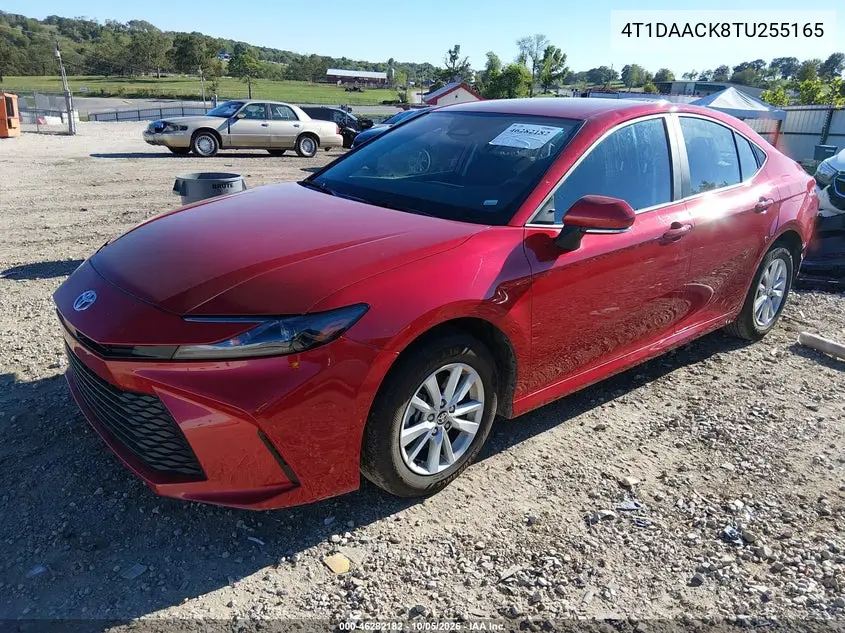 2026 TOYOTA CAMRY VIN 4T1DAACK8TU255165 — фото 2