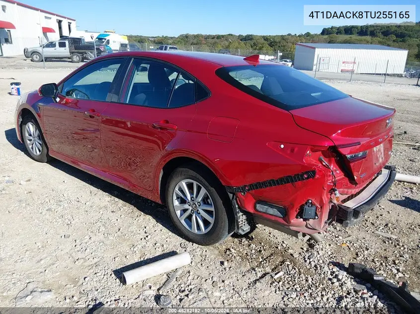 2026 TOYOTA CAMRY VIN 4T1DAACK8TU255165 — фото 3