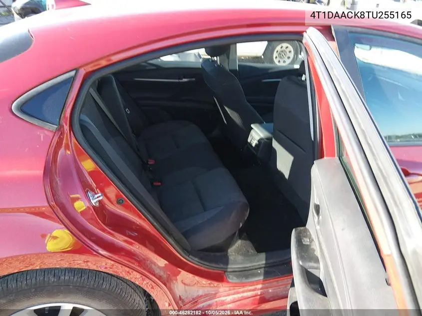 2026 TOYOTA CAMRY VIN 4T1DAACK8TU255165 — фото 8