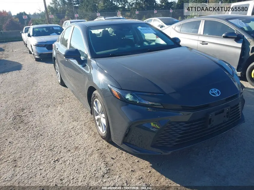 TOYOTA CAMRY 2026, VIN 4T1DAACK4TU265580