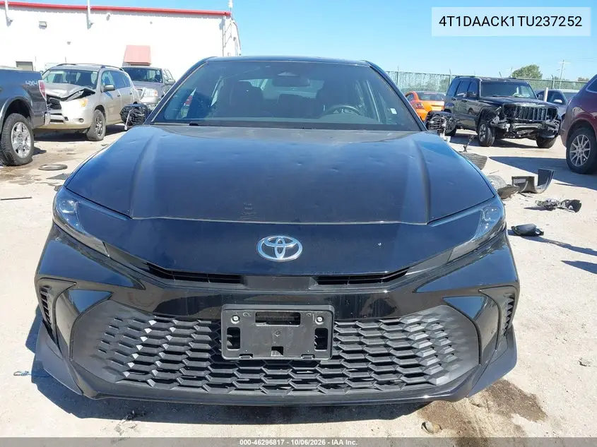 2026 TOYOTA CAMRY VIN 4T1DAACK1TU237252 — фото 13