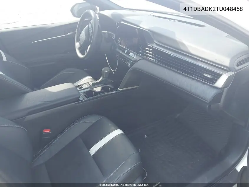 2026 TOYOTA CAMRY VIN 4T1DBADK2TU048458 — фото 5