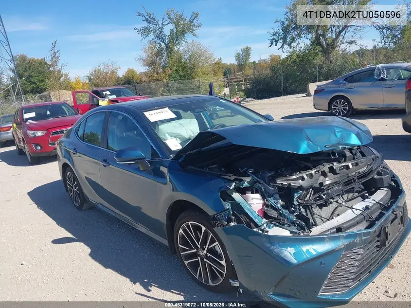 TOYOTA CAMRY 2026, VIN 4T1DBADK2TU050596