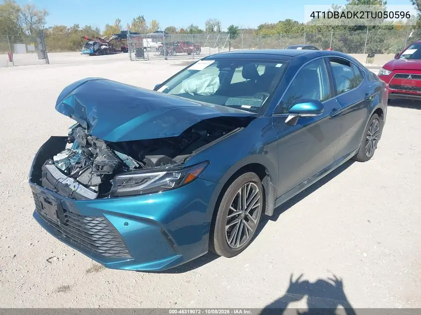 2026 TOYOTA CAMRY VIN 4T1DBADK2TU050596 — фото 2