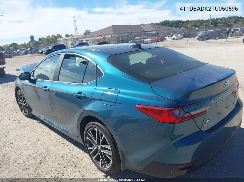 2026 TOYOTA CAMRY VIN 4T1DBADK2TU050596 — фото 3