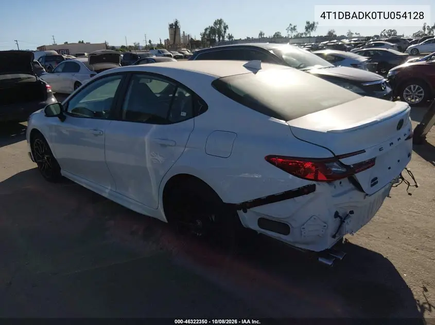 2026 TOYOTA CAMRY VIN 4T1DBADK0TU054128 — фото 3